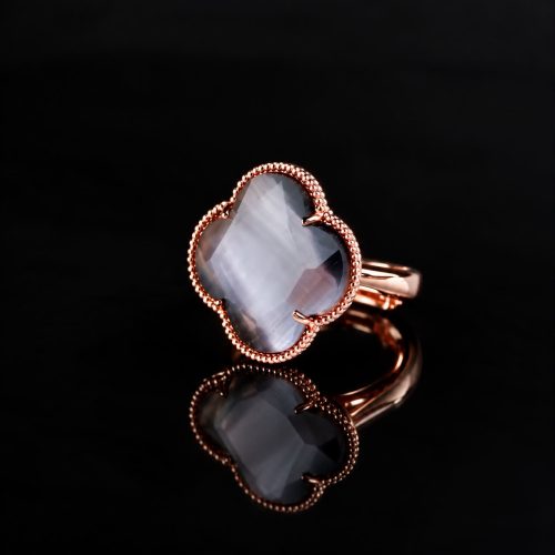 model Fiori ring in zilver roze verguld grijs