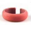 armband in roggenleder 20 mm breed kleur sensual pink - Bangle