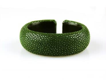 armband in roggenleder 20 mm breed kleur sapin - Bangle