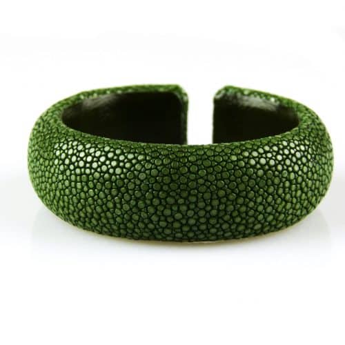 armband in roggenleder 20 mm breed kleur sapin - Bangle