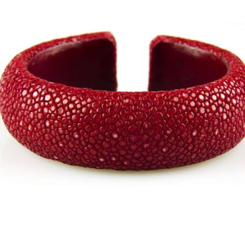 armband in roggenleder 20 mm breed kleur maldives - Bangle