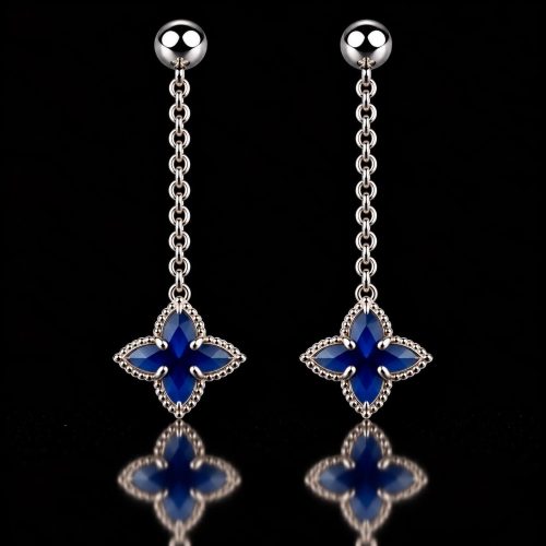 oorringen in zilver model star