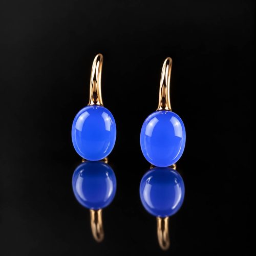 model Venetia oorringen in zilver roze verguld blauw
