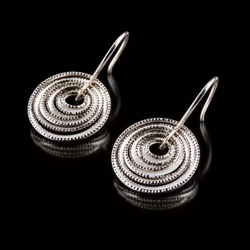 model Capri oorringen in zilver