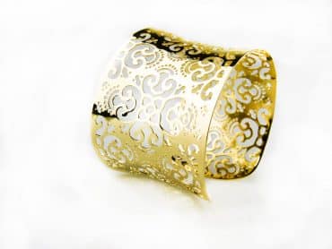 armband in brons model Glamzu - goudkleurig - Sieraden