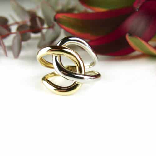 ring in geel en wit goud