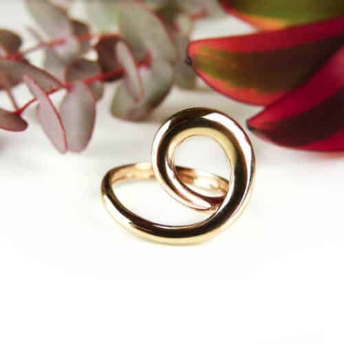 ring in roos goud
