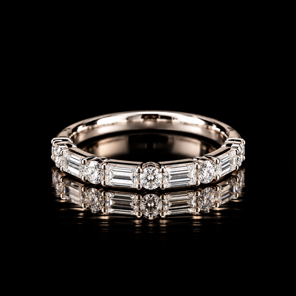 Ring in wit goud gezet met diamant