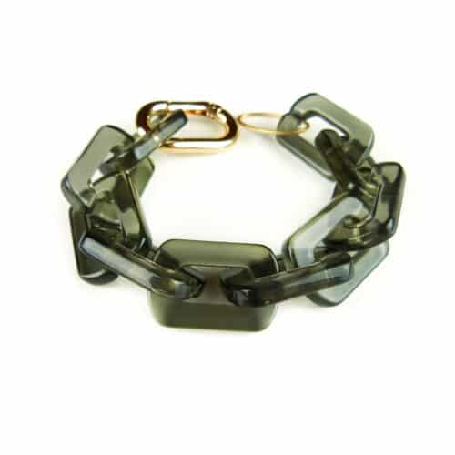 armband Model Rectangle transparant grijs