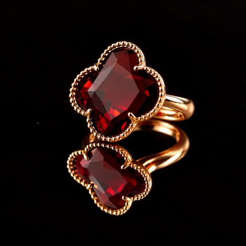 model Fiori ring in zilver roze verguld rood