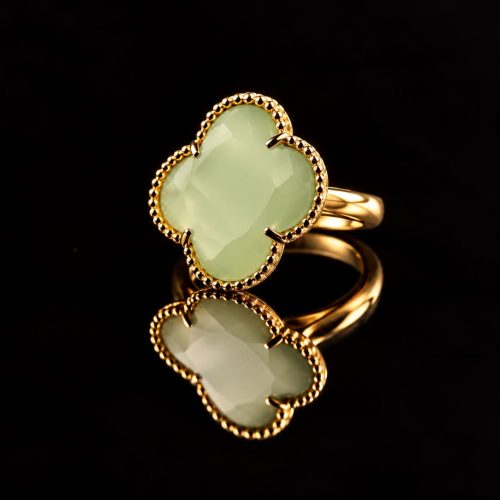 model Fiori ring in zilver roze verguld lichtblauw