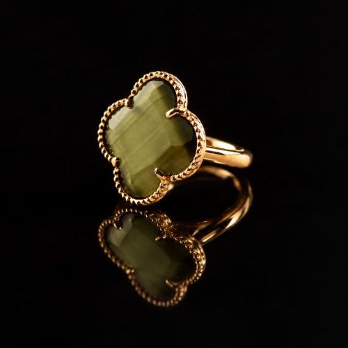 model Fiori ring in zilver roze verguld donkergrijs