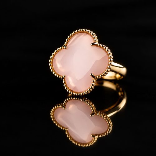 model Fiori ring zilver verguld roos