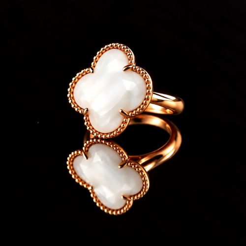 model Fiori ring in zilver roze verguld wit
